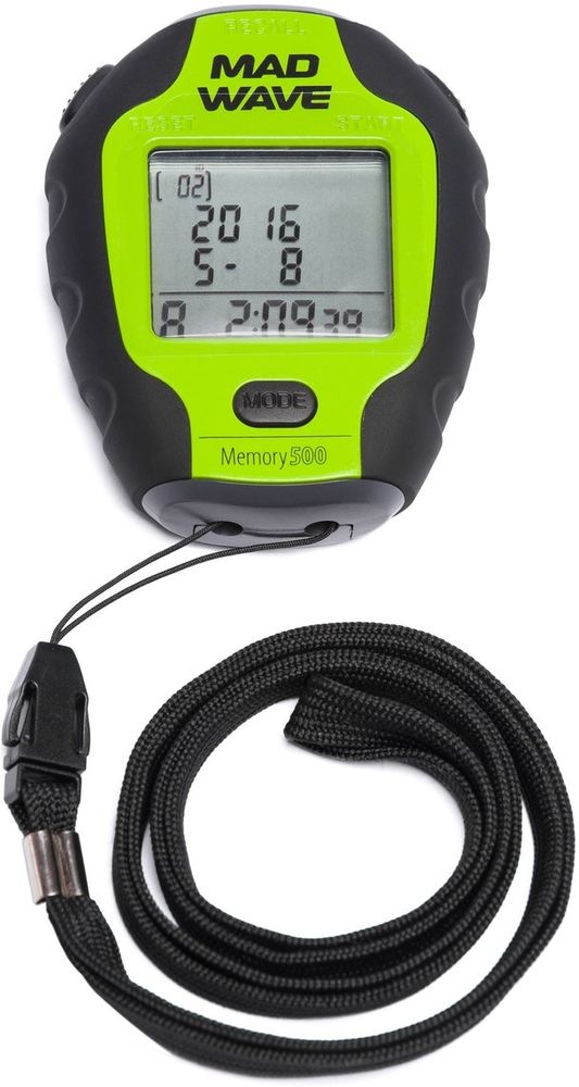 MAD WAVE STOPER STOPWATCH 500 GREEN M140901010W