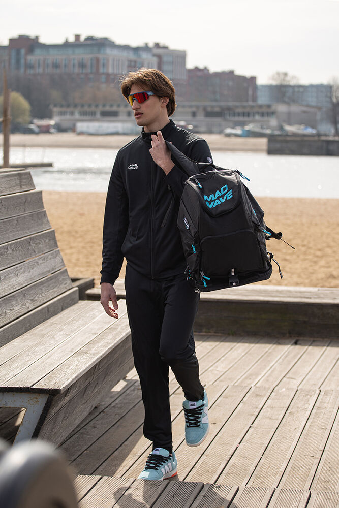 MAD WAVE DUŻY PLECAK BACPACK MAD TEAM  BLACK M11230100W