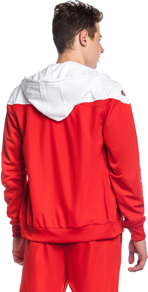 MAD WAVE ROZPINANA BLUZA SPORTOWA JUNIOR PROS RED/WH