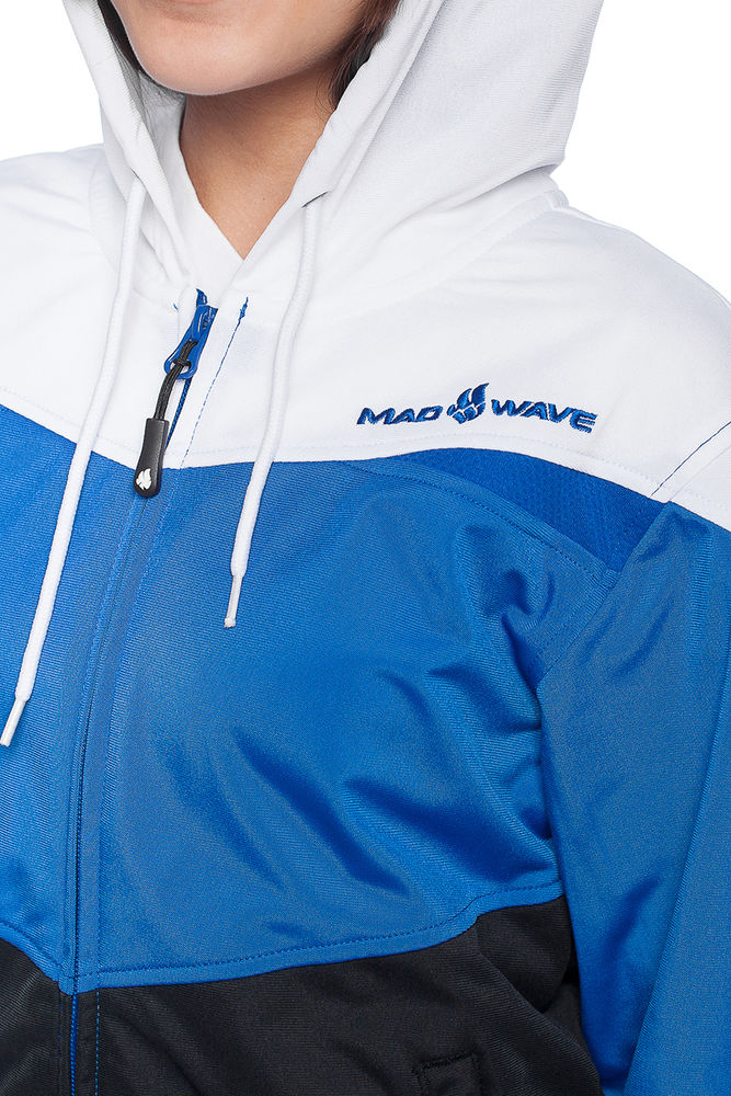 MAD WAVE ROZPINANA BLUZA SPORTOWA JUNIOR PROS BLUE/BK