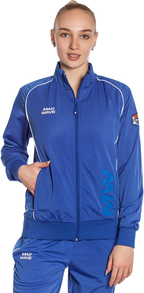 MAD WAVE ROZPINANA BLUZA  TRACK JACKET BLUE  M095302