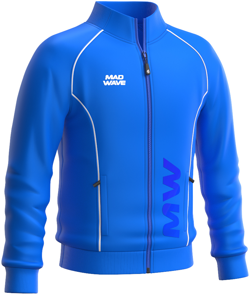 MAD WAVE ROZPINANA BLUZA  TRACK JACKET BLUE  M095302