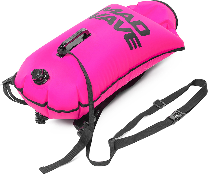MAD WAVE DMUCHANA BOJA ASEKURACYJNA DRYBAG PINK M204901011W